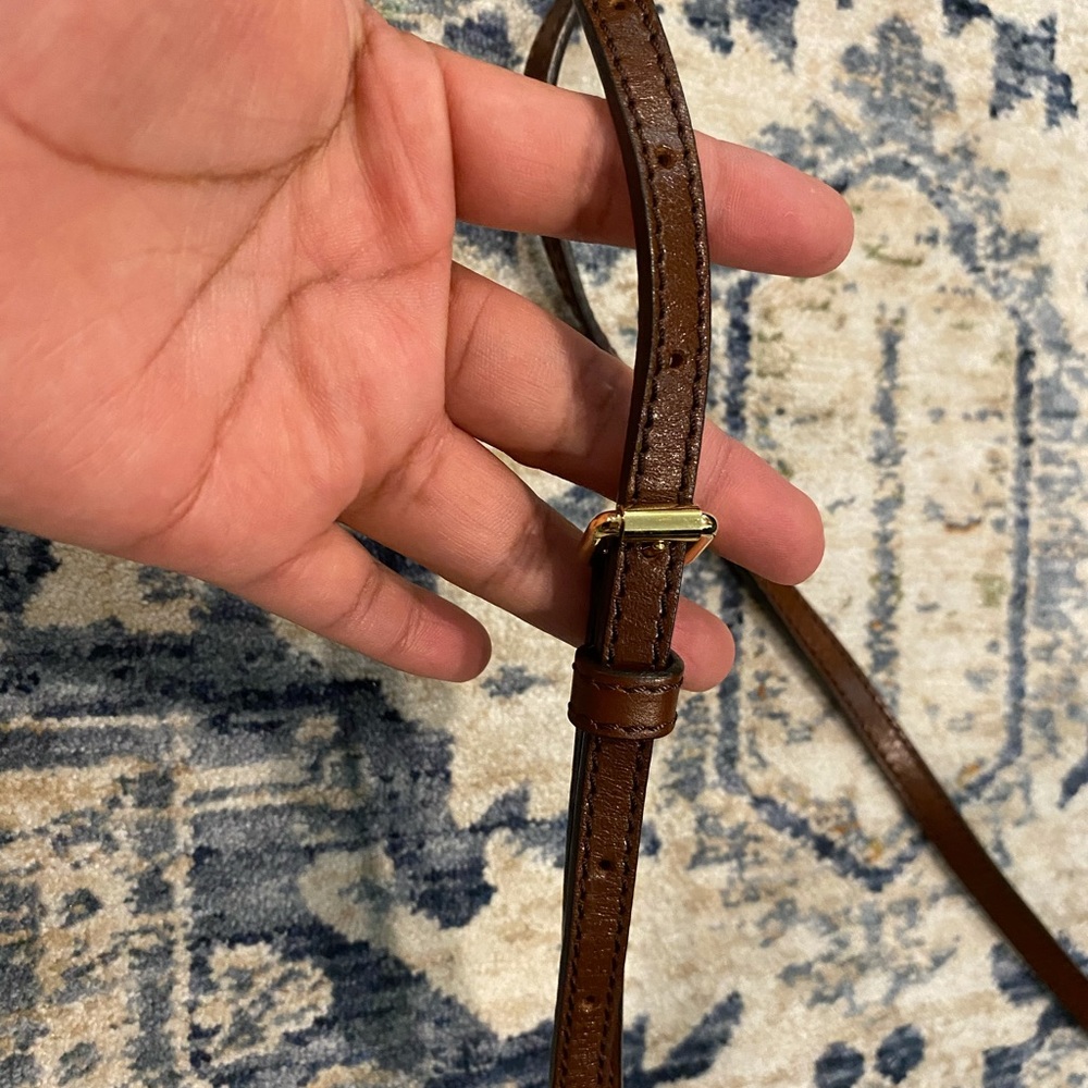 Burberry Brown Tan Plaid Crossbody Bag - Picture 10 of 14